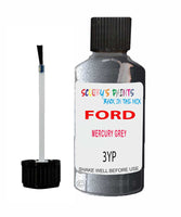 Paint For Ford Sierra Mercury Grey Touch Up Scratch Repair Pen Brush Bottle