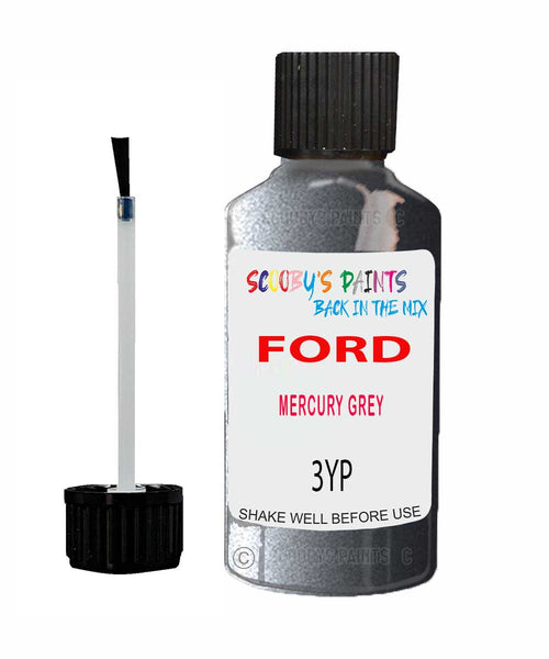Paint For Ford Escort Mercury Grey Touch Up Scratch Repair Pen Brush Bottle