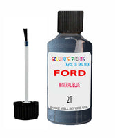 Paint For Ford Sierra Mineral Blue Touch Up Scratch Repair Pen Brush Bottle