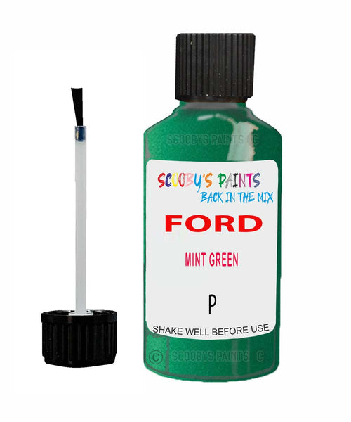 Paint For Ford Escort Mint Green Touch Up Scratch Repair Pen Brush Bottle