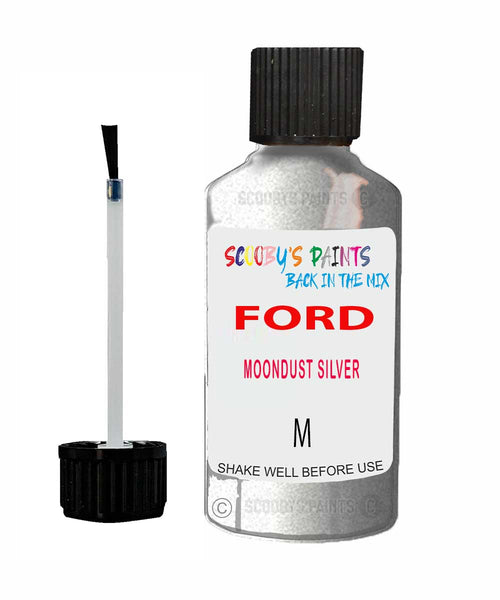 Paint For Ford Escort Moondust Silver Touch Up Scratch Repair Pen Brush Bottle