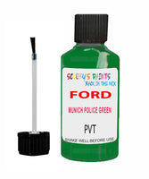 Paint For Ford Transit Munich Police Green Touch Up Scratch Repair Pen Brush Bottle