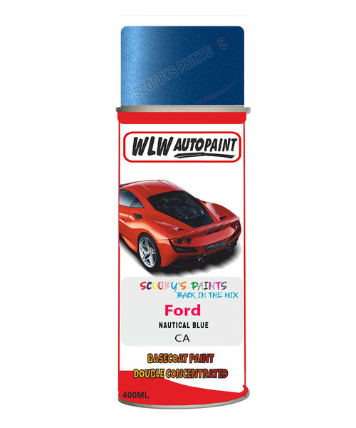 spray paint aerosol basecoat chip repair panel body shop dent refinish ford fiesta-nautical-blue-aerosol-spray