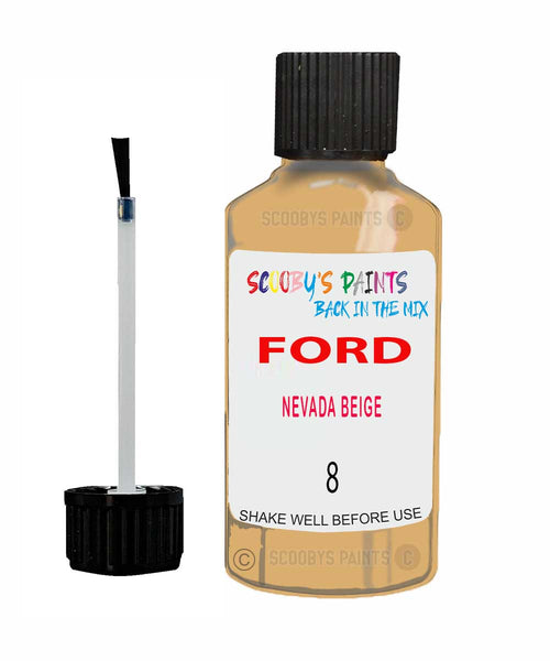 Paint For Ford Transit Nevada Beige Touch Up Scratch Repair Pen Brush Bottle