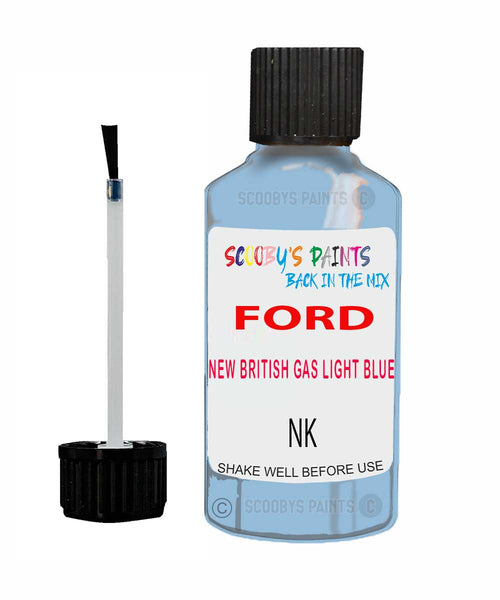 Paint For Ford Ka New British Gas Light Blue Touch Up Scratch Repair Pen Brush Bottle