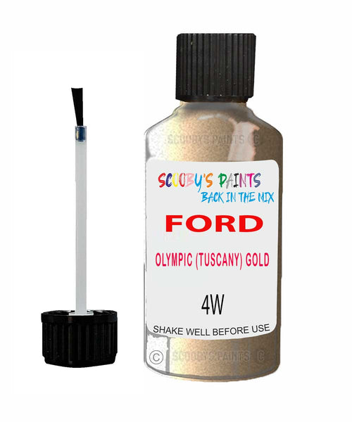 Paint For Ford Granada Olympic (Tuscany) Gold Touch Up Scratch Repair Pen Brush Bottle