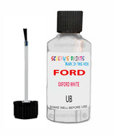 Paint For Ford Maverick Oxford White Touch Up Scratch Repair Pen Brush Bottle
