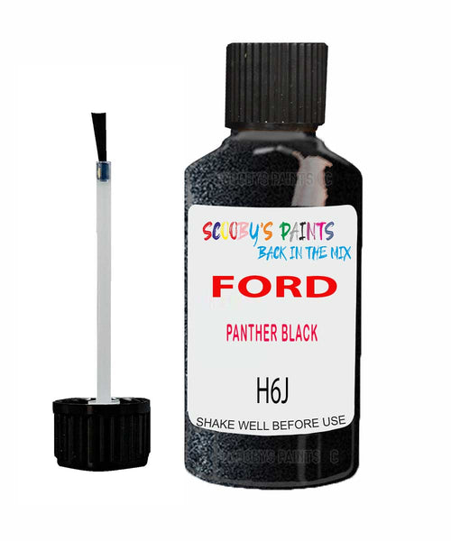 Paint For Ford Puma Panther Black Touch Up Scratch Repair Pen Brush Bottle