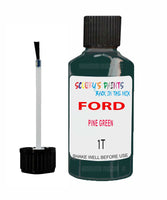 Paint For Ford Sierra Pine Green Touch Up Scratch Repair Pen Brush Bottle