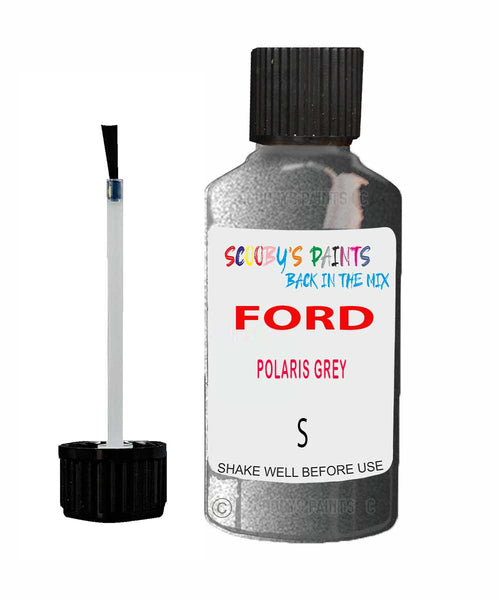 Paint For Ford Escort Cabrio Polaris Grey Touch Up Scratch Repair Pen Brush Bottle