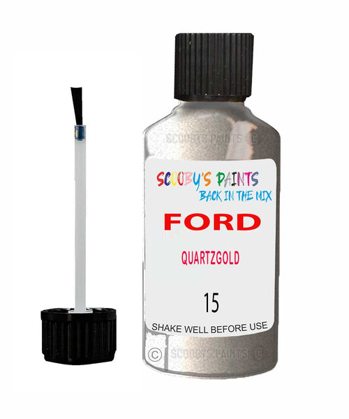 Paint For Ford Granada Quartzgold Touch Up Scratch Repair Pen Brush Bottle