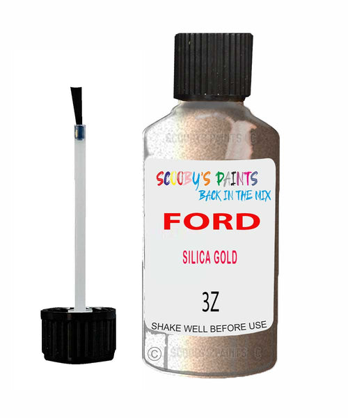 Paint For Ford Sierra Silica Gold Touch Up Scratch Repair Pen Brush Bottle