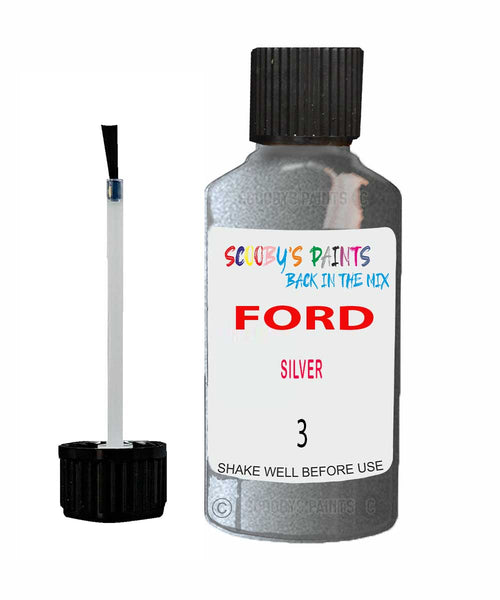 Paint For Ford Mondeo Silver Touch Up Scratch Repair Pen Brush Bottle