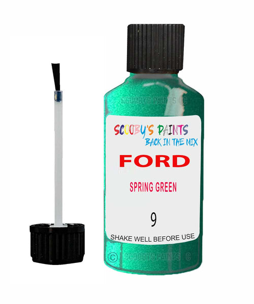 Paint For Ford Escort Cabrio Spring Green Touch Up Scratch Repair Pen Brush Bottle