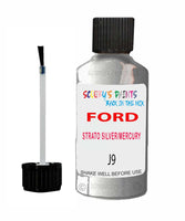 Paint For Ford Granada Strato Silver/Mercury Grey Touch Up Scratch Repair Pen Brush Bottle