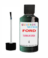 Paint For Ford Escort Tourmaline Green Touch Up Scratch Repair Pen Brush Bottle