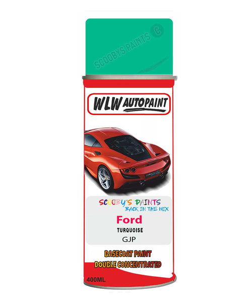 spray paint aerosol basecoat chip repair panel body shop dent refinish ford mondeo-turquoise-aerosol-spray