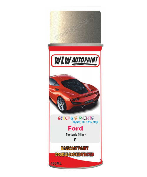 spray paint aerosol basecoat chip repair panel body shop dent refinish ford fiesta-tectonic-silver-aerosol-spray