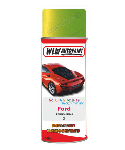 spray paint aerosol basecoat chip repair panel body shop dent refinish ford focus-ultimate-green-aerosol-spray