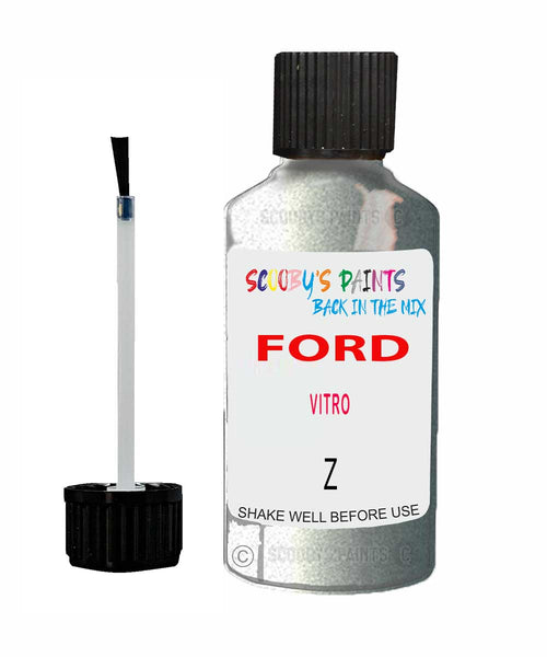 Paint For Ford Fiesta Vitro Touch Up Scratch Repair Pen Brush Bottle