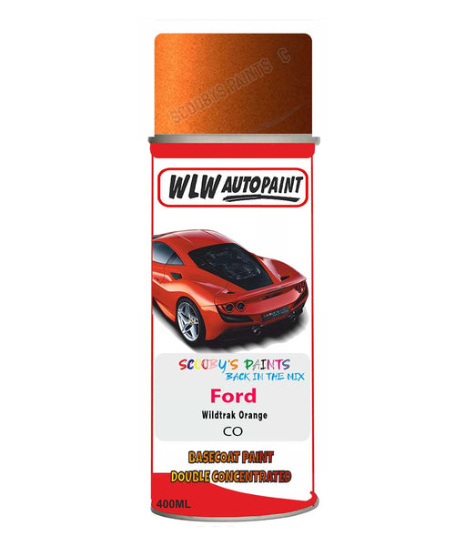 spray paint aerosol basecoat chip repair panel body shop dent refinish ford ranger-wildtrak-orange-aerosol-spray