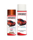 ford ranger amber aerosol spray car paint can with clear lacquer