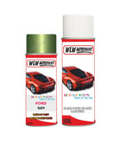 ford fiesta apple aerosol spray car paint can with clear lacquer