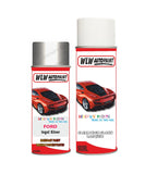 ford edge ingot silver aerosol spray car paint can with clear lacquer