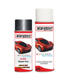 ford fiesta magnum grey aerosol spray car paint can with clear lacquer