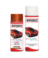 ford kuga mars red aerosol spray car paint can with clear lacquer