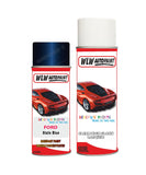 ford galaxy state blue aerosol spray car paint can with clear lacquer