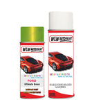 ford kuga ultimate green aerosol spray car paint can with clear lacquer