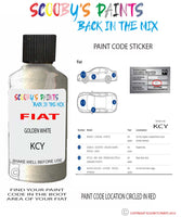 Paint For Fiat/Lancia Scudo Van Golden White Code Kcy Car Touch Up Paint