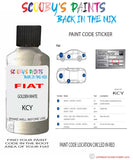 Paint For Fiat/Lancia Ducato Van Golden White Code Kcy Car Touch Up Paint