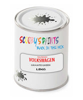 spray gun 2 pack paint Volkswagen Granite Green Code: Lb6S