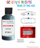 Paint For Acura Cl Grayish Blue Code B73M-5 Touch Up Scratch Stone Chip Repair