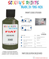 Paint For Fiat/Lancia Panda Verde Militare Code 306B Car Touch Up Paint