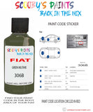 Paint For Fiat/Lancia Panda Verde Militare Code 306B Car Touch Up Paint