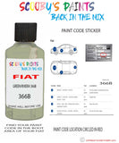 Paint For Fiat/Lancia 500 Verde Riviera Code 366B Car Touch Up Paint