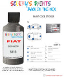 Paint For Fiat/Lancia Panda Cross Grigio Maestro Code 581B Car Touch Up Paint