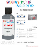 Paint For Fiat/Lancia Panda Grigio Moda Code 785A Car Touch Up Paint