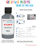 Paint For Fiat/Lancia Panda Grigio Moda Code 785A Car Touch Up Paint