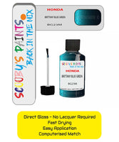 Paint For Honda Civic Brittany Blue Green Bg23M Car Touch Up Paint Scratch Kit