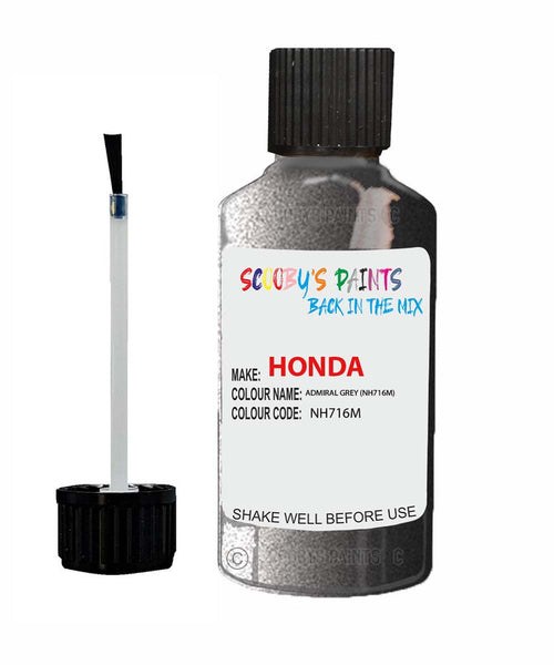 honda civic admiral grey code nh716m touch up paint 2005 2017 Scratch Stone Chip Repair 