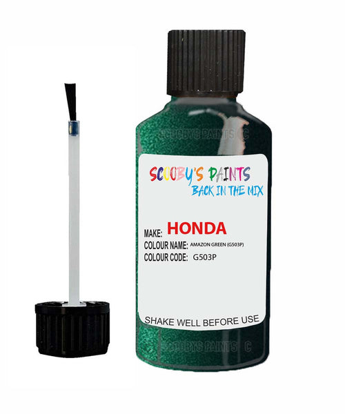 honda city amazon green code g503p touch up paint 2000 2004 Scratch Stone Chip Repair 