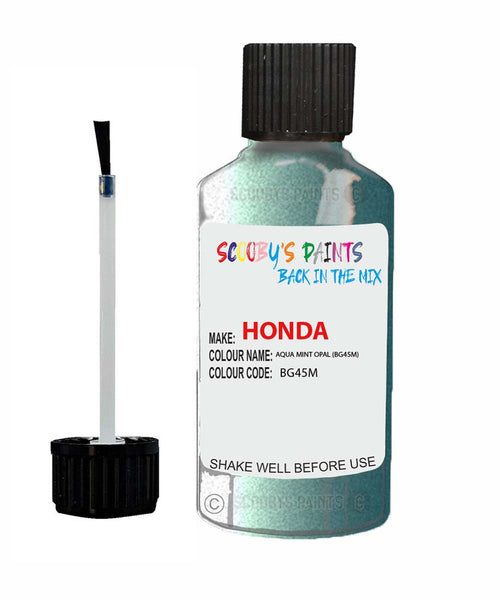 honda civic aqua mint opal code bg45m touch up paint 1999 2000 Scratch Stone Chip Repair 