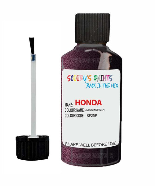 honda integra aubergine dk currant new dk violet code rp25p touch up paint 1996 2002 Scratch Stone Chip Repair 
