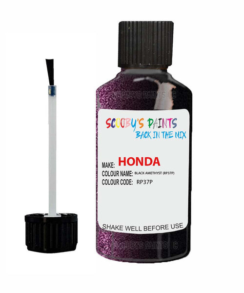 honda civic black amethyst code rp37p touch up paint 2003 2016 Scratch Stone Chip Repair 