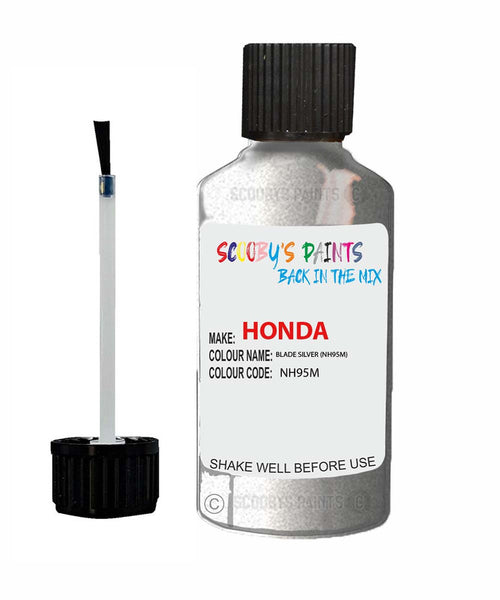 honda accord blade silver code nh95m touch up paint 1990 1999 Scratch Stone Chip Repair 