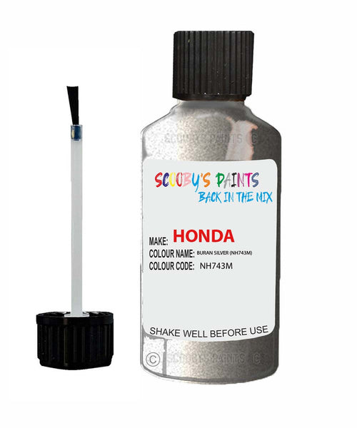honda accord buran silver code nh743m touch up paint 2008 2010 Scratch Stone Chip Repair 